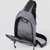 Ççs 31410 Tek Omuz Askılı Sırt ve Göğüs Çantası Gri thumbnail 6