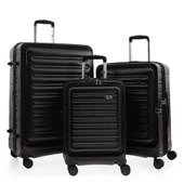 ÇÇS 5238 Lüx Kabin Boy Valiz Siyah thumbnail 6