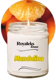 Doğal Özel Seri Kokulu Dekoratif Kavanoz Mum 210 cc - Mandalina Esansı - RYL thumbnail 1