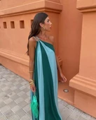 ÇİFT RENKLİ ELBİSE thumbnail 2