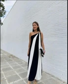 ÇİFT RENKLİ ELBİSE - 2