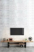 KUZELA Metal Ayaklı Ahşap Tv Ünitesi - 3