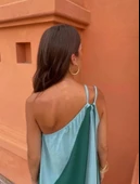 ÇİFT RENKLİ ELBİSE thumbnail 5