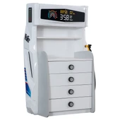 Çocuk Odası - Merso Arabalı Yatak - Sport 3 Kapılı Dolap, Şifonyer - Beyaz - 5