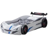 Çocuk Odası - Merso Arabalı Yatak - Sport 3 Kapılı Dolap, Şifonyer - Beyaz - 2