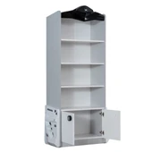 Çocuk Odası - Vento Arabalı Yatak - Sport 3 Kapılı Dolap, Masa, Şifonyer, Kitaplık - Beyaz - 5