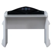 Çocuk Odası - Vento Arabalı Yatak - Sport 3 Kapılı Dolap, Masa, Şifonyer, Kitaplık - Beyaz - 6