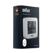 Braun BC08G Gri Klasik Seyahat Dijital Alarmlı Masa Saati thumbnail 8