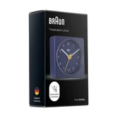 Braun BC02BL Mavi Klasik Seyahat Analog Alarmlı Masa Saati thumbnail 6
