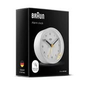 Braun BC12W Beyaz Klasik Analog Alarmlı Masa Saati thumbnail 4