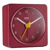Braun BC02R Kırmızı Klasik Seyahat Analog Alarmlı Masa Saati thumbnail 2