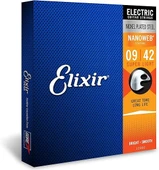 Elixir 12002 Nanoweb Super Light Elektro Gitar Teli (9-42) - 1