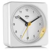 Braun BC03W Beyaz Klasik Seyahat Analog Alarmlı Masa Saati thumbnail 2