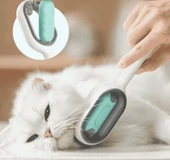 Su Hazneli Kedi ve Köpek Tüyü Toplamama Fırçası Su Hazneli Pet Tarağı - 1