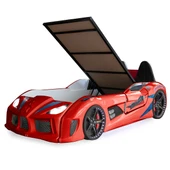 Arabalı Yatak, Audi Bazalı Kapıları Açılabilen Koltuklu Full Ledli Arabalı Yatak thumbnail 6