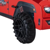 Arabalı Yatak, Jeep Arabalı Yatak - Kırmızı - 5