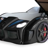 Arabalı Yatak, Audi Bazalı Koltuklu Full Ledli Arabalı Yatak +1 Adet Comfort Yatak thumbnail 3