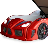 Arabalı Yatak, Audi Bazalı Kapıları Açılabilen Koltuklu Full Ledli Arabalı Yatak thumbnail 7