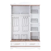 Poyraz Genç Odası, 3 Kapılı Dolap, Ranza, Masa, Şifonyer - 3