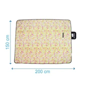 Piknik Kamp Örtüsü - Su Geçirmez - Madfox Skyloft - Green Polka Dot - 546253 thumbnail 5