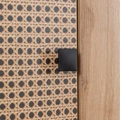 Rustik Genç Odası - 3 Kapılı Dolap, Karyola, Komodin, Çalışma Masası - 4
