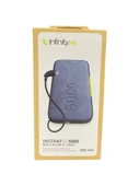 Infinity L. InstantGo Powerbank 5000 mAh, USB-C, Mavi - 1