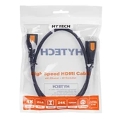 Hytech HY-HDM07 HDMI TO HDMI 0,7m Altın Uçlu 24K 1.4 Ver. 3D Kablosu - 2
