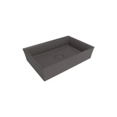 Bocchi Vessel Çanak Lavabo 56x38 cm Mat Antrasit1172-020-0125 - 1