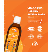 Vitago Kids-L-Arjinin, Multivitamin Şurup Rafadan Tayfa - 4
