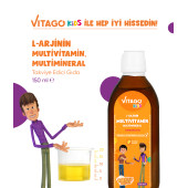 Vitago Kids-L-Arjinin, Multivitamin Şurup Rafadan Tayfa - 5