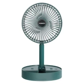 Everest EFN-605 Masaüstü Şarj Edilebilir Yeşil 800mAh Usb Fan - 1