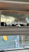 Çok Güzelsin Güneşlik Ayna Yazısı Araba-Motosiklet Cam Etiket Sticker 8x2cm Beyaz Renk - 1