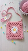 Çocuk Pembe Çanta ve Toka Seti - 1