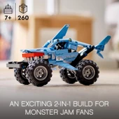 Lego Technic Monster Jam Megalodon 42134 - 7 Yaş Ve Üzeri Araçları Seven Çocuklar İçin 2’Si 1 Arada thumbnail 2