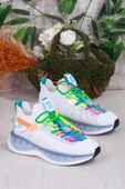 Guja Karsu Rahat Esnek Özel Tasarım Renkli Bağcuklı Sneaker Kadın Ayakkabı thumbnail 8