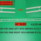 LCD LED-2108 2 Lİ ÇUBUK-UE40D5000-UE40D5500-UE40D6000-UE40D6200-ELED008-WİNKEL - 1