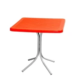 Omnipazar MT-CF870 Prima Fonte Plastik Kare Bahçe Balkon Masa 70x70 cm - 3