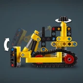 Lego Technic Ağır İş Buldozeri 42163-7 Yaş Ve Üzeri Çocuklar Için İnşaat Aracı İçerek Koleksiyonluk thumbnail 5