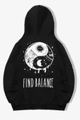 Ying-yang Kapüşonlu Sweatshirt thumbnail 3