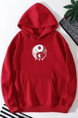 Ying-yang Baskılı Sweatshirt - 1