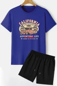 California Şort T-shirt Eşofman Takımı thumbnail 3