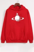 Astronaut Rides Baskılı Sweatshirt thumbnail 1
