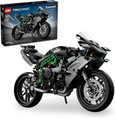Lego Technic Kawasaki Ninja H2R Motosiklet 42170-10 Yaş Ve Üzeri Çocuklar Için Koleksiyonluk Yaratıc thumbnail 1
