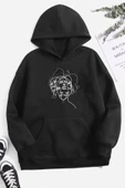 Woman One Line Baskılı Sweatshirt thumbnail 5