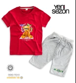 Triliya Pamuklu Unisex Çocuk Kapri Takımı (Cepli & Kordonlu, 3-12 Yaş) TRL-26 - 7