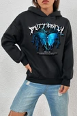 Blue Butterfly Baskılı Sweatshirt thumbnail 10