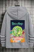 Rick And Morty Baskılı Sweatshirt thumbnail 7