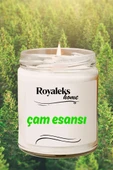 4 Adet Doğal Özel Seri Kokulu Dekoratif Kavanoz Mum 4X210 cc - Fresh Set - RYL - 5