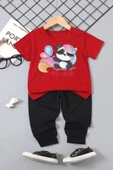 Çocuk Sweet Dream Panda Alt - Üst Eşofman Takımı thumbnail 1