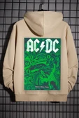 Ac Dc Baskılı Kapüşonlu Sweatshirt thumbnail 2